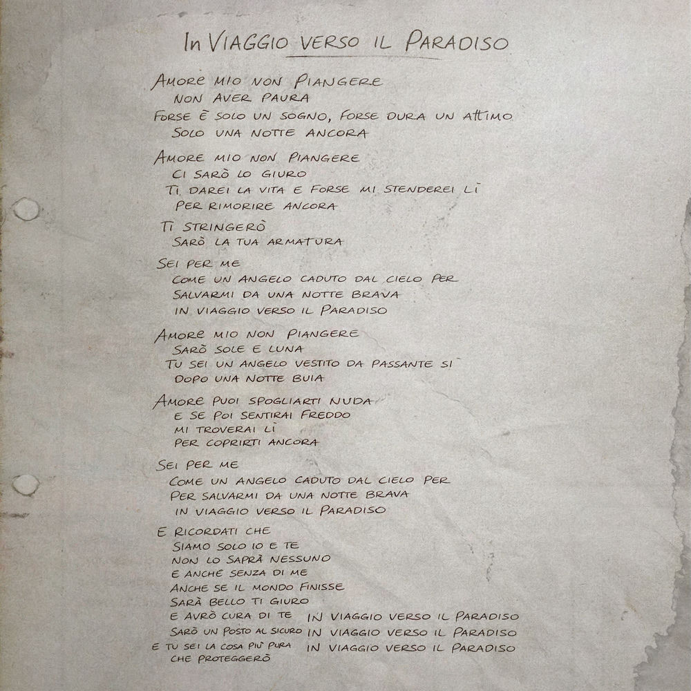 In Viaggio Verso Il Paradiso